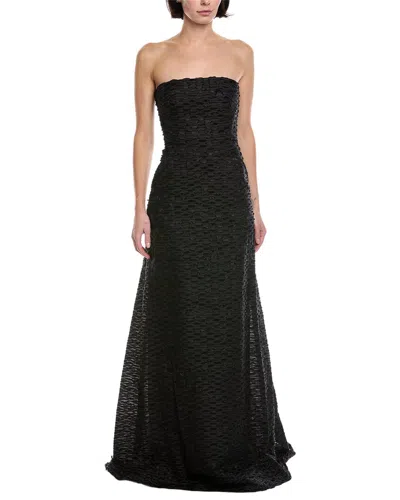 Akris Silk-lined Maxi Dress In Black