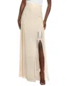Akris Silk Maxi Skirt In Sand