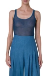 AKRIS SILK MESH TANK