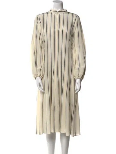 Pre-owned Akris Silk Midi Length Dress