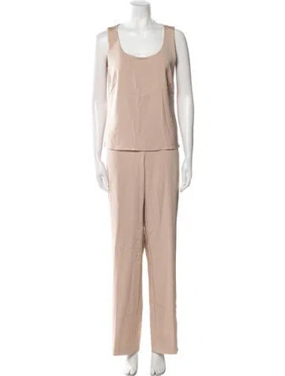 Pre-owned Akris Silk Pant Set In Neutral