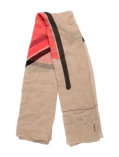 Pre-owned Akris Silk Printed Scarf