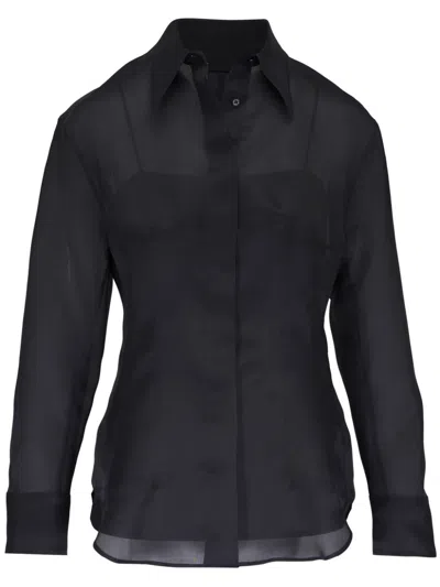 Akris Silk Shirt In Black