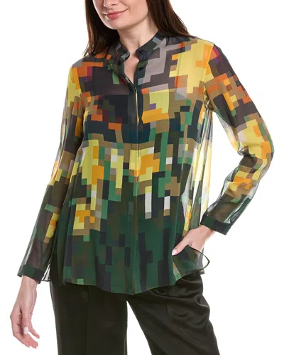 Akris Silk Shirt In Green
