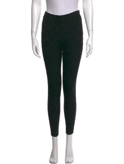 Pre-owned Akris Silk Skinny Leg Pants In Black