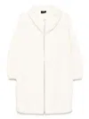 Akris Silk Taffeta Parka In Neutral