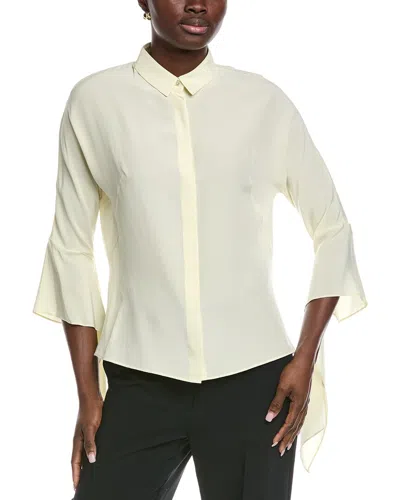 Akris Silk Top In Yellow