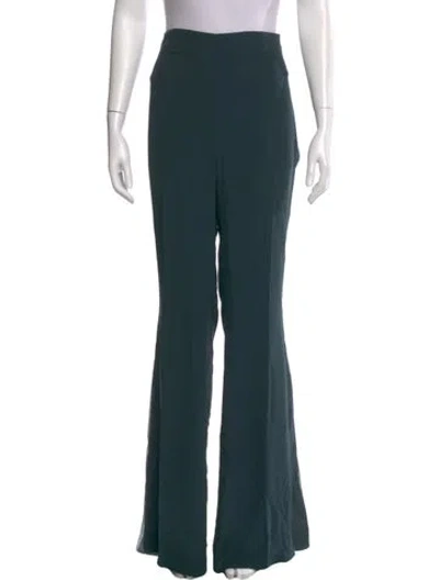 Pre-owned Akris Silk Wide Leg Pants W/ Tags In Green