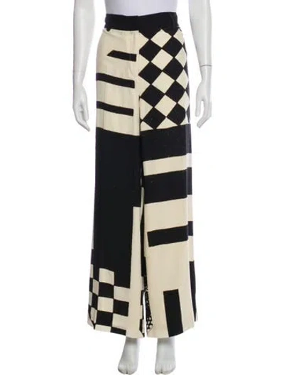 Pre-owned Akris Silk Wide Leg Pants W/ Tags In Neutral