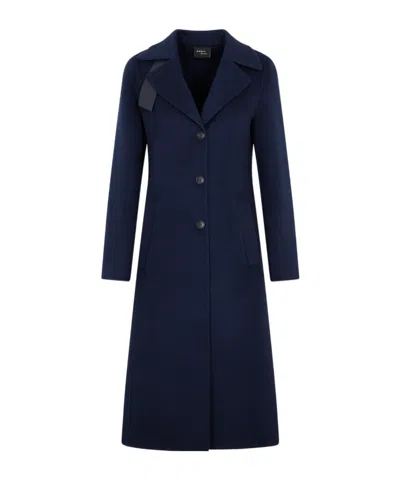 AKRIS SINGLE-BREASTED CASHMERE COAT