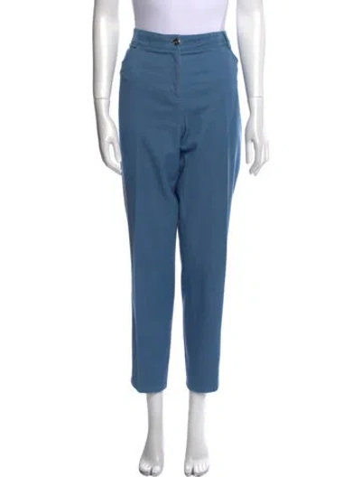 Pre-owned Akris Skinny Leg Pants In Blue