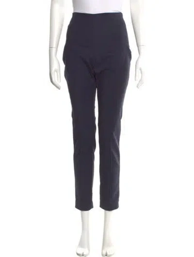 Pre-owned Akris Skinny Leg Pants In Blue