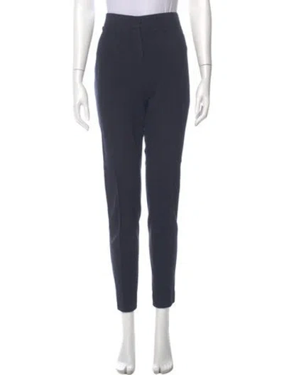 Pre-owned Akris Skinny Leg Pants In Blue