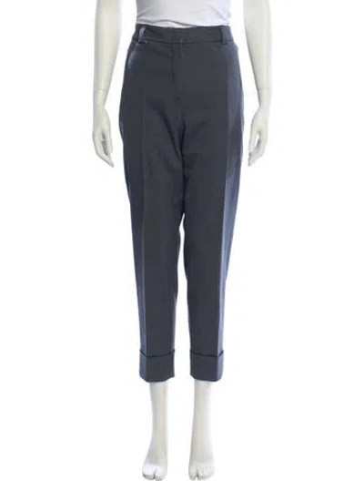 Pre-owned Akris Skinny Leg Pants In Gray