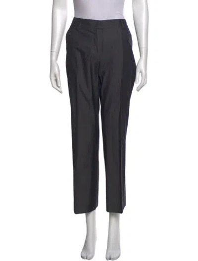 Pre-owned Akris Skinny Leg Pants In Gray