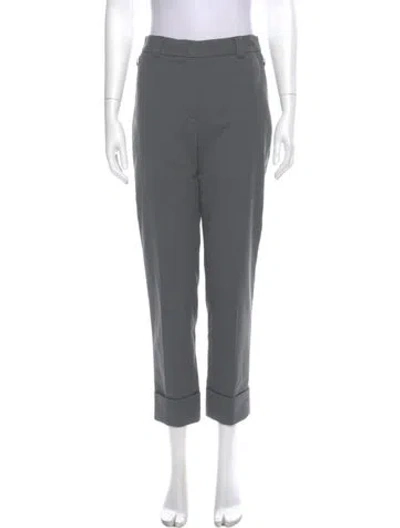 Pre-owned Akris Skinny Leg Pants In Gray