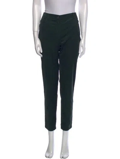 Pre-owned Akris Skinny Leg Pants In Green