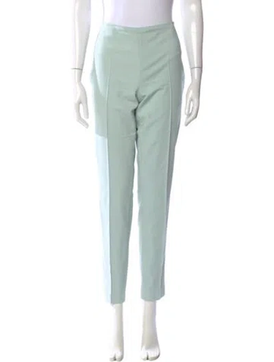 Pre-owned Akris Skinny Leg Pants In Green