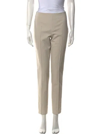 Pre-owned Akris Skinny Leg Pants In Neutral
