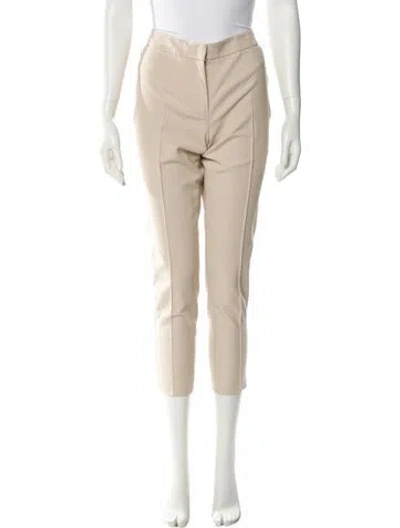 Pre-owned Akris Skinny Leg Pants In Neutral