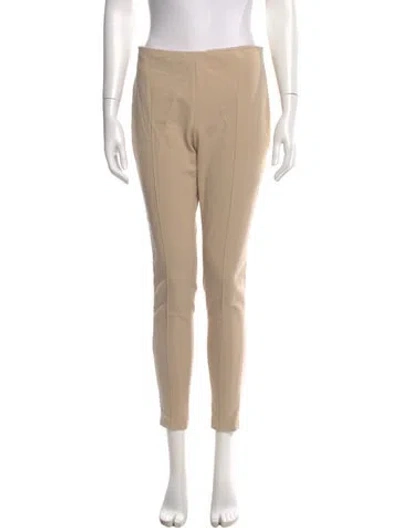 Pre-owned Akris Skinny Leg Pants In Neutral
