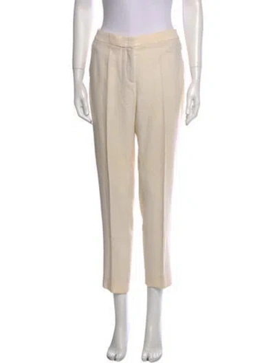 Pre-owned Akris Skinny Leg Pants In Neutral