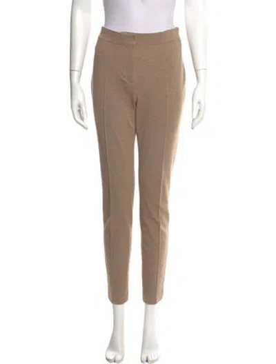 Pre-owned Akris Skinny Leg Pants In Neutral