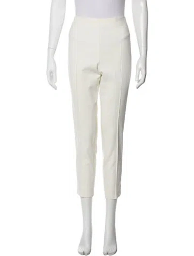 Pre-owned Akris Skinny Leg Pants In Neutral