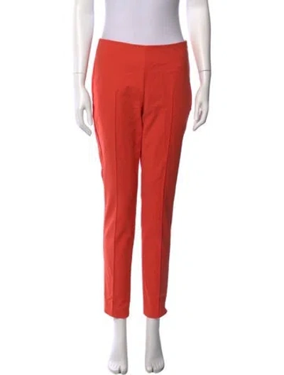 Pre-owned Akris Skinny Leg Pants In Orange