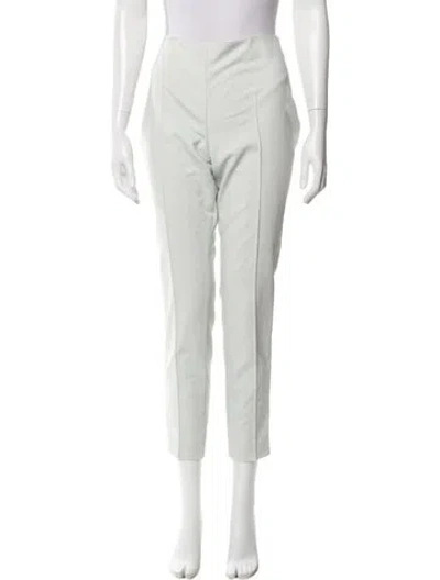 Pre-owned Akris Skinny Leg Pants In White