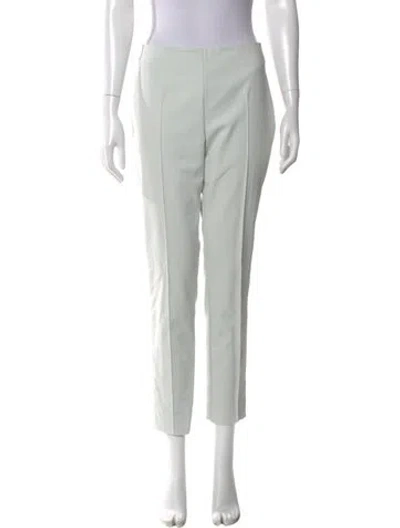 Pre-owned Akris Skinny Leg Pants In White