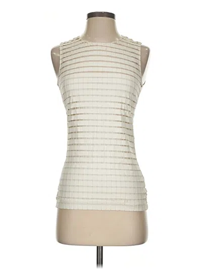 Pre-owned Akris Sleeveless Blouse In Ivory