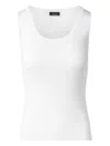 Akris Sleeveless Tank Top In White