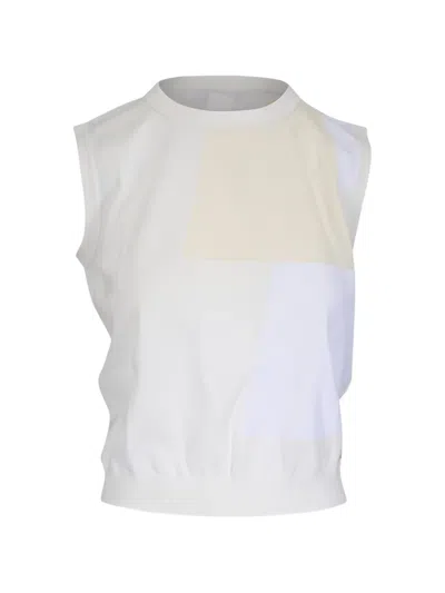 Akris Sleeveless Top In White