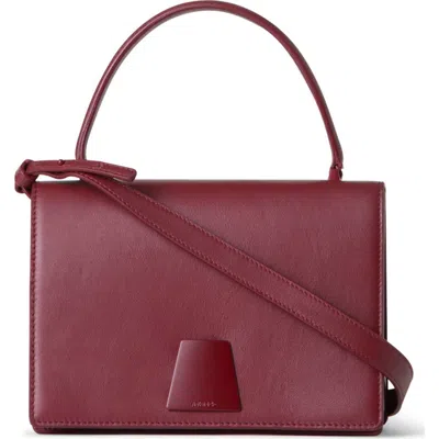 Akris Small Alice Leather Top Handle Bag