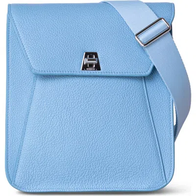 Akris Small Anouk Leather Crossbody Bag In Blue