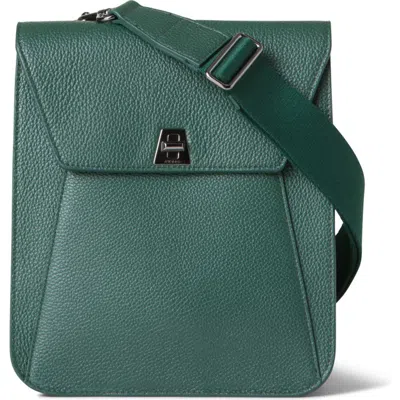 Akris Small Anouk Leather Crossbody Bag In Cypresse