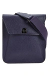 Akris Small Anouk Leather Crossbody Bag In Purple