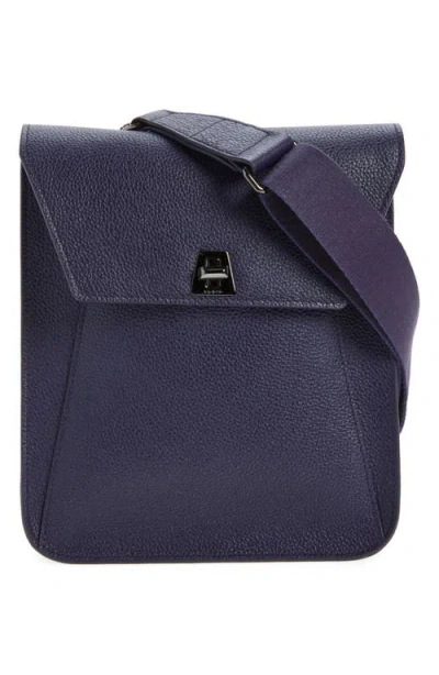 Akris Small Anouk Leather Crossbody Bag In Purple