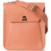 Akris Small Anouk Leather Crossbody Bag In Salmone