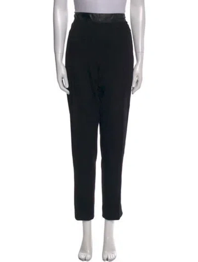 Pre-owned Akris Straight Leg Pants In Black