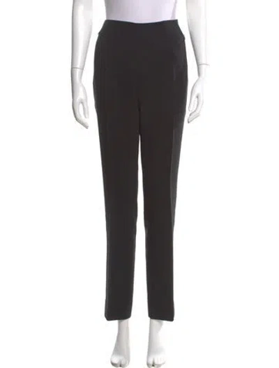 Pre-owned Akris Straight Leg Pants In Black