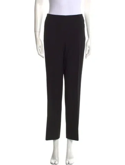 Pre-owned Akris Straight Leg Pants In Black