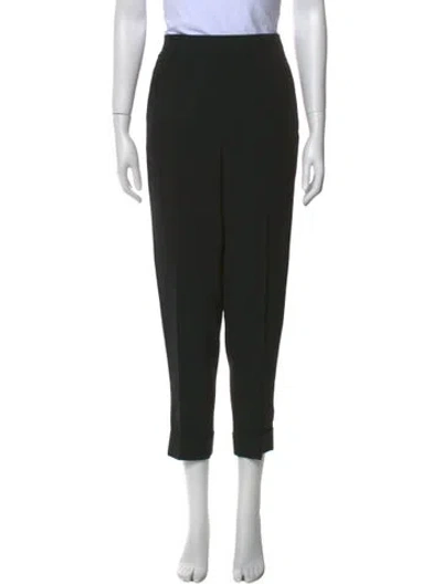 Pre-owned Akris Straight Leg Pants In Black