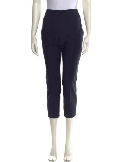 Pre-owned Akris Straight Leg Pants In Black