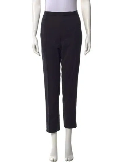 Pre-owned Akris Straight Leg Pants In Black