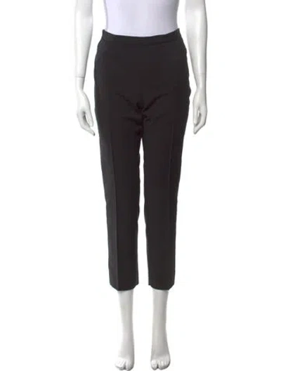 Pre-owned Akris Straight Leg Pants In Black