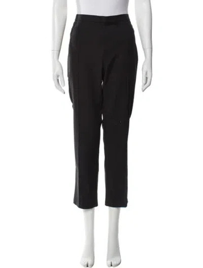 Pre-owned Akris Straight Leg Pants In Black
