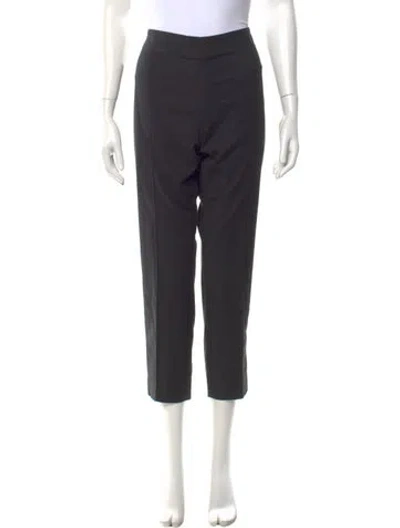 Pre-owned Akris Straight Leg Pants In Black
