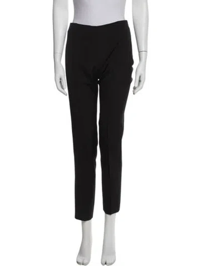 Pre-owned Akris Straight Leg Pants In Black